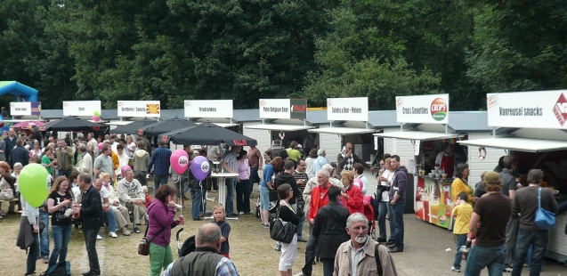 Eventchalets voor zomerevenementen zoals bij 1000 zonnen.